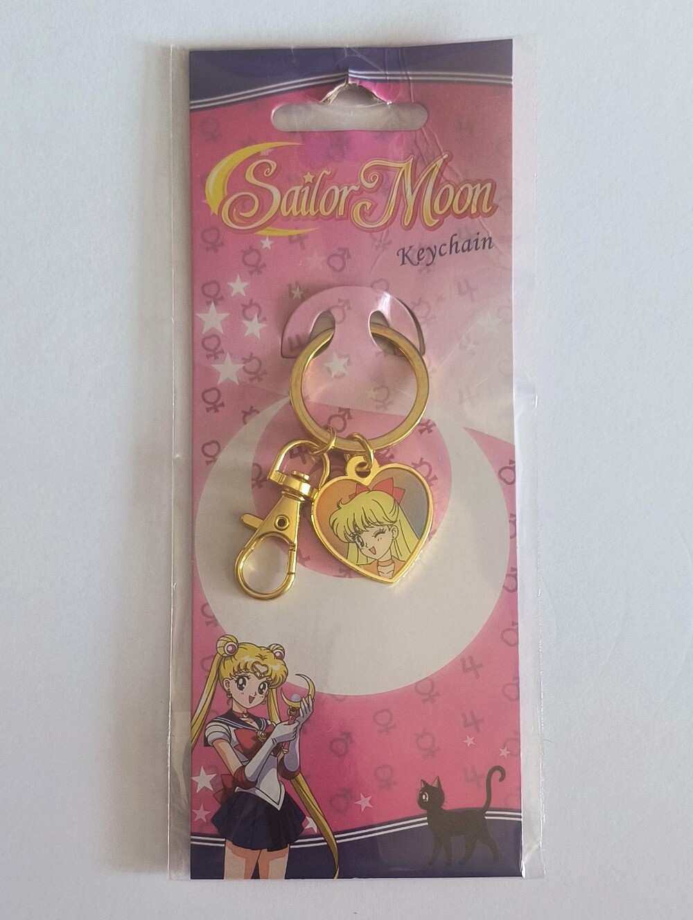 Sailor Moon Sailor Venus Heart Charm Keychain